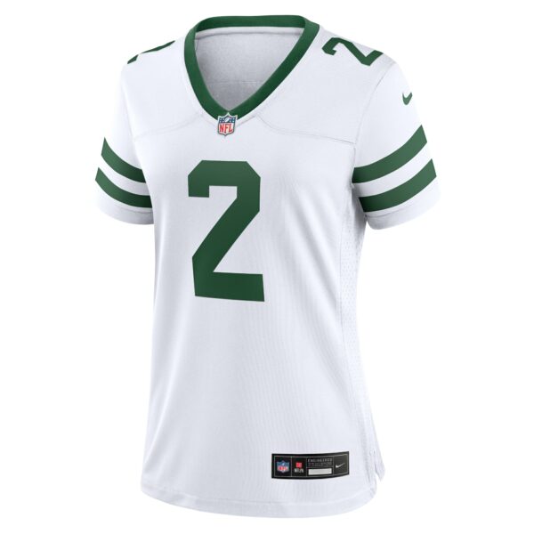 Women’s New York Jets Zach Wilson Nike White Player Jersey