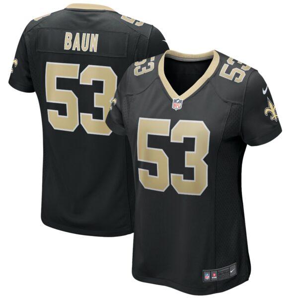 Women’s New Orleans Saints Zack Baun Nike Black Game Jersey