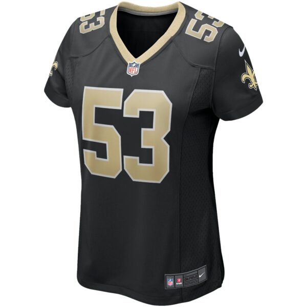 Women’s New Orleans Saints Zack Baun Nike Black Game Jersey