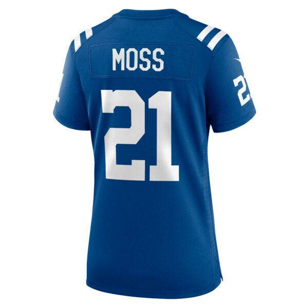 Women’s Indianapolis Colts Zack Moss Nike Royal Game Player Jersey