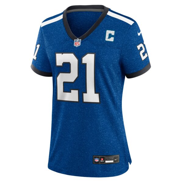 Women’s Indianapolis Colts Zack Moss Nike Royal Indiana Nights Alternate Game Jersey