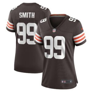 Women's Cleveland Browns Za'Darius Smith Nike Brown Team Game Jersey