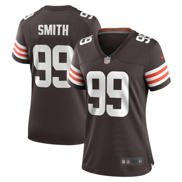 Women’s Cleveland Browns Za’Darius Smith Nike Brown Team Game Jersey