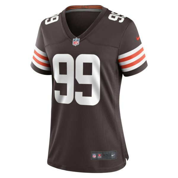 Women’s Cleveland Browns Za’Darius Smith Nike Brown Team Game Jersey