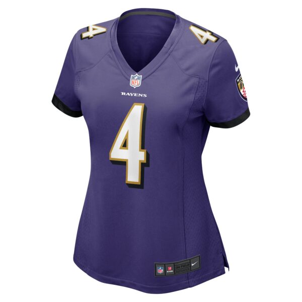 Women’s Baltimore Ravens Zay Flowers Nike Purple Team Game Jersey