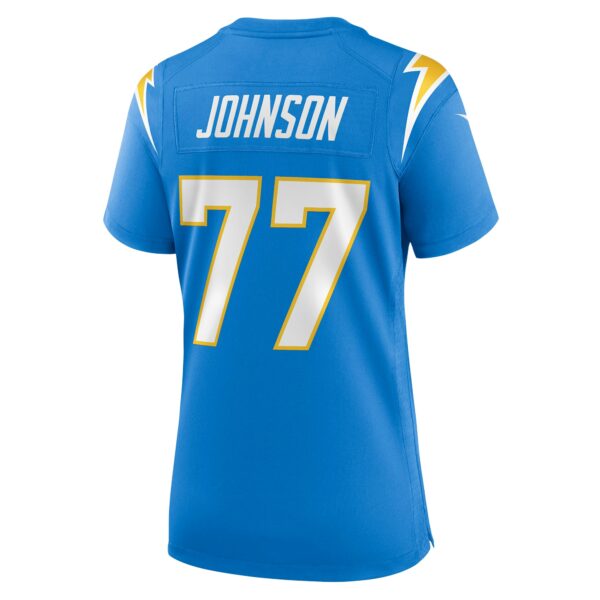 Women’s Los Angeles Chargers Zion Johnson Nike Powder Blue Player Game Jersey