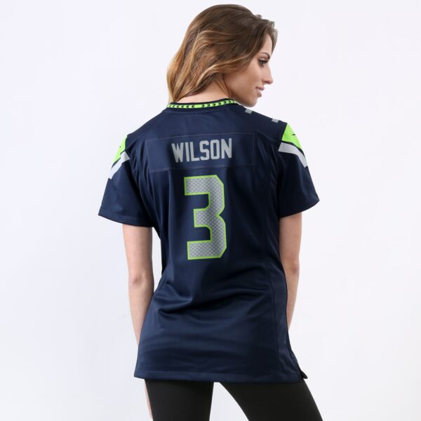 Women’s Seattle Seahawks Russell Wilson Nike College Navy Game Player Jersey