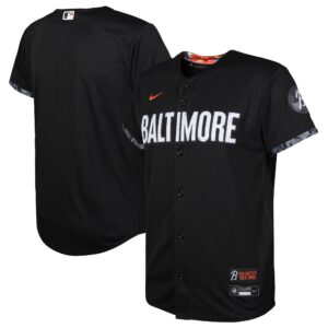 Youth Baltimore Orioles Nike Black 2023 City Connect Replica Jersey