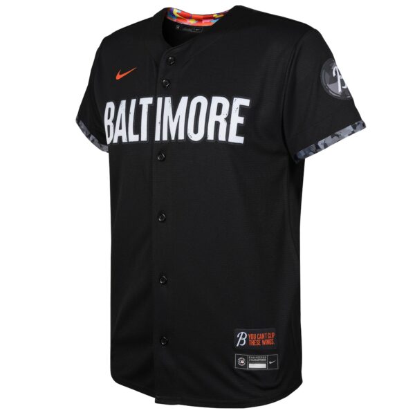 Youth Baltimore Orioles  Nike Black 2023 City Connect Replica Jersey