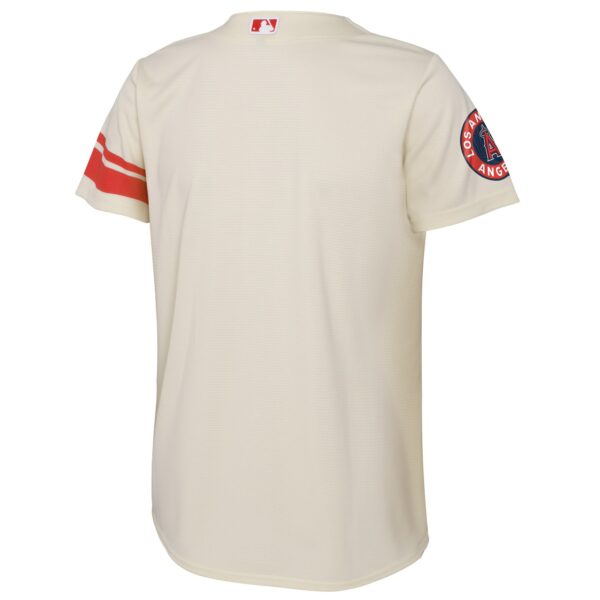 Youth Los Angeles Angels Nike Cream 2022 City Connect Replica Team Jersey