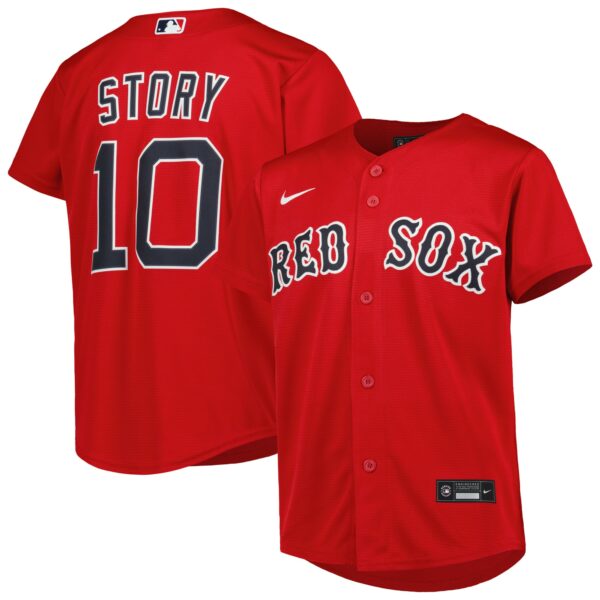 Youth Boston Red Sox Trevor Story Nike Red Alternate Replica Player Jersey