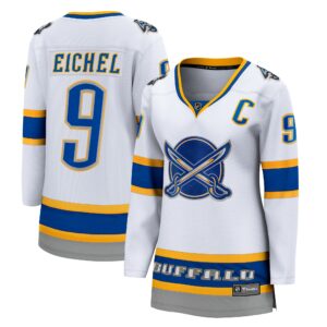 Women's Buffalo Sabres Jack Eichel Fanatics Branded White 2020/21 Special Edition Breakaway Player Jersey