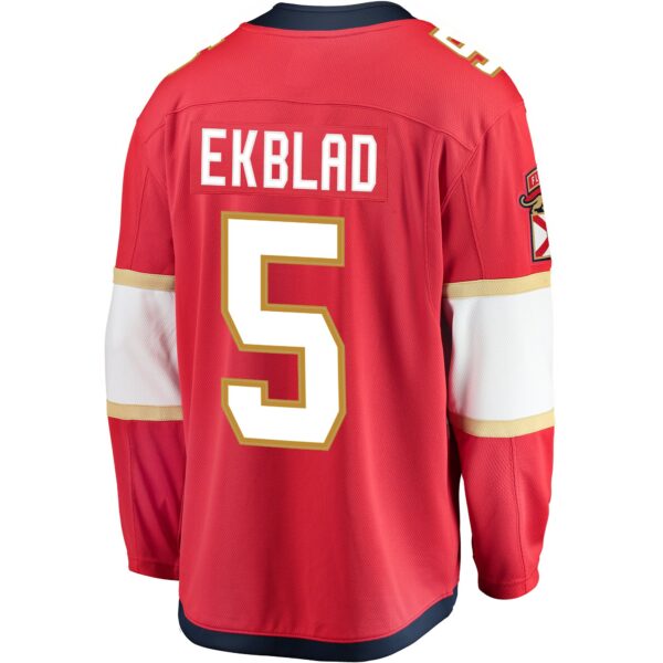 Men’s Florida Panthers Aaron Ekblad Fanatics Branded Red Breakaway Player Jersey