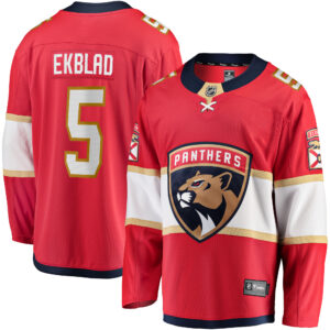 Men's Florida Panthers Aaron Ekblad Fanatics Branded Red Home Team Breakaway Player Jersey