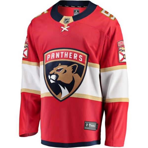 Men’s Florida Panthers Aaron Ekblad Fanatics Branded Red Home Team Breakaway Player Jersey