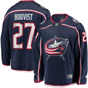 Men's Columbus Blue Jackets Adam Boqvist Fanatics Branded Navy Home Breakaway Player Jersey