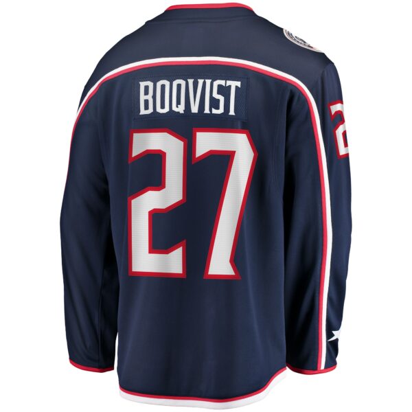 Men’s Columbus Blue Jackets Adam Boqvist Fanatics Branded Navy Home Breakaway Player Jersey