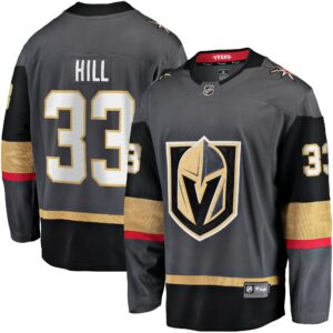 Men's Vegas Golden Knights Adin Hill Fanatics Branded Gray Alternate Breakaway Jersey