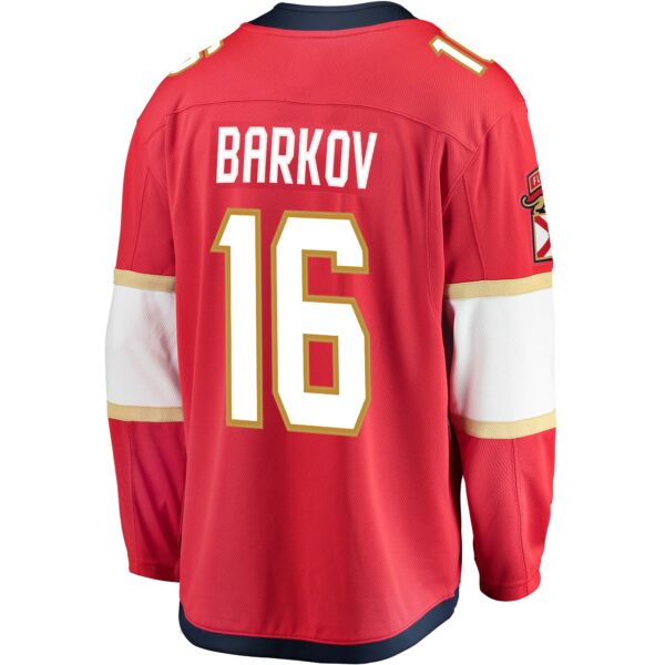 Men’s Florida Panthers Aleksander Barkov Fanatics Branded Red Breakaway Jersey