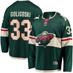 Men's Minnesota Wild Alex Goligoski Fanatics Branded Green Home Breakaway Player Jersey