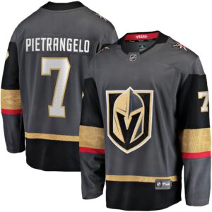 Men's Vegas Golden Knights Alex Pietrangelo Fanatics Branded Black Breakaway Player Jersey