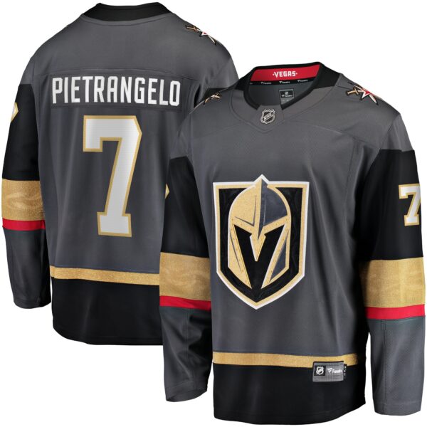 Men’s Vegas Golden Knights Alex Pietrangelo Fanatics Branded Black Breakaway Player Jersey