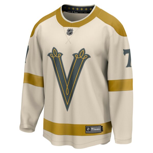 Men’s Vegas Golden Knights Alex Pietrangelo Fanatics Branded Cream 2024 NHL Winter Classic Breakaway Player Jersey