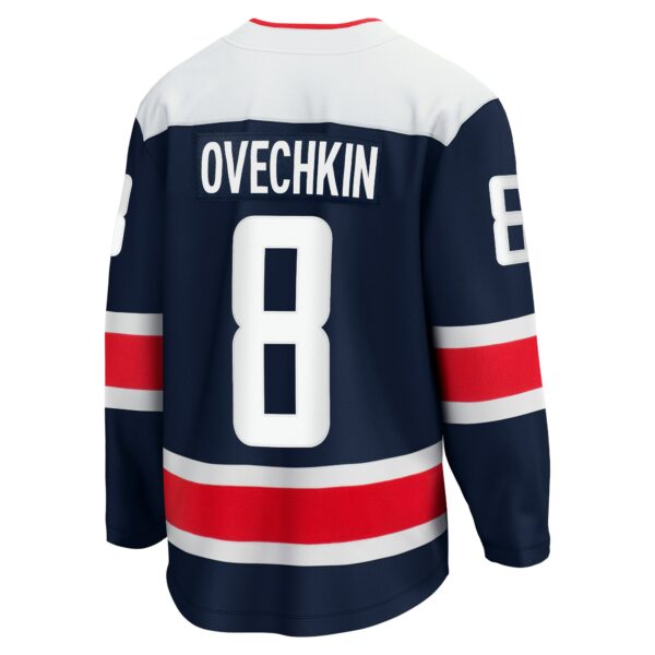 Men’s Washington Capitals Alexander Ovechkin Fanatics Branded Navy Alternate Premier Breakaway Player Jersey