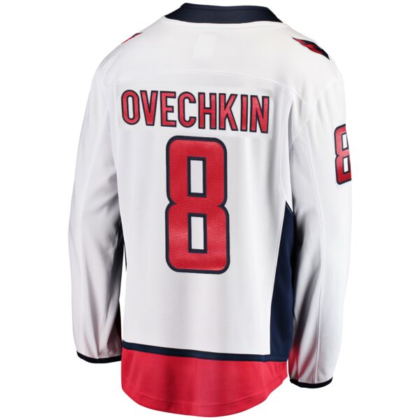 Men’s Washington Capitals Alexander Ovechkin Fanatics Branded White Breakaway Player Jersey