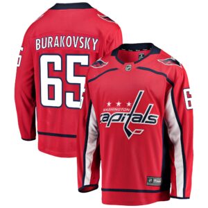 Men's Washington Capitals Andre Burakovsky Fanatics Branded Red Breakaway Home Player Jersey