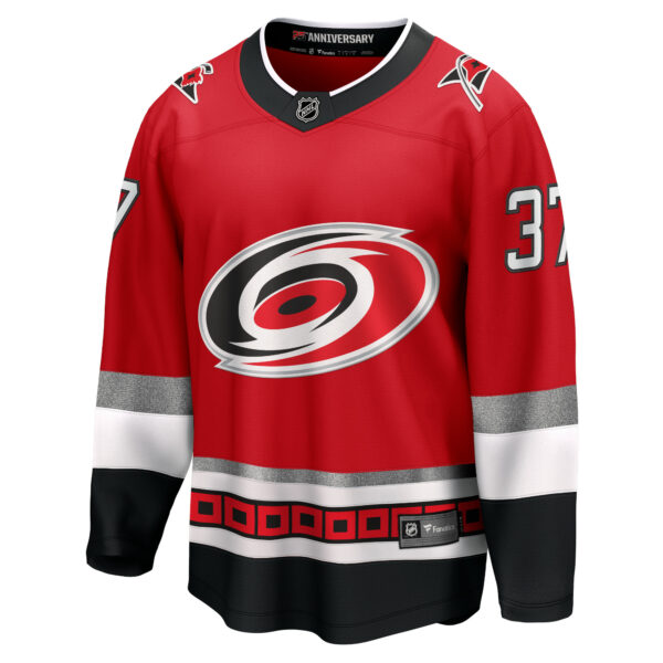 Men’s Carolina Hurricanes Andrei Svechnikov Fanatics Branded Red 25th Anniversary Premier Breakaway Player Jersey