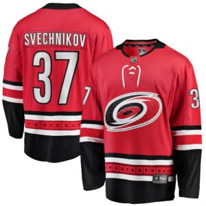 Men's Carolina Hurricanes Andrei Svechnikov Fanatics Branded Red Alternate Breakaway Player Jersey