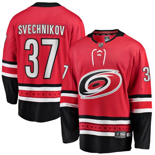 Men’s Carolina Hurricanes Andrei Svechnikov Fanatics Branded Red Alternate Breakaway Player Jersey