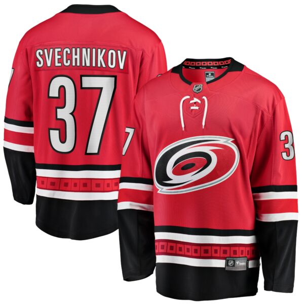 Men’s Carolina Hurricanes Andrei Svechnikov Fanatics Branded Red Alternate Premier Breakaway Player Jersey