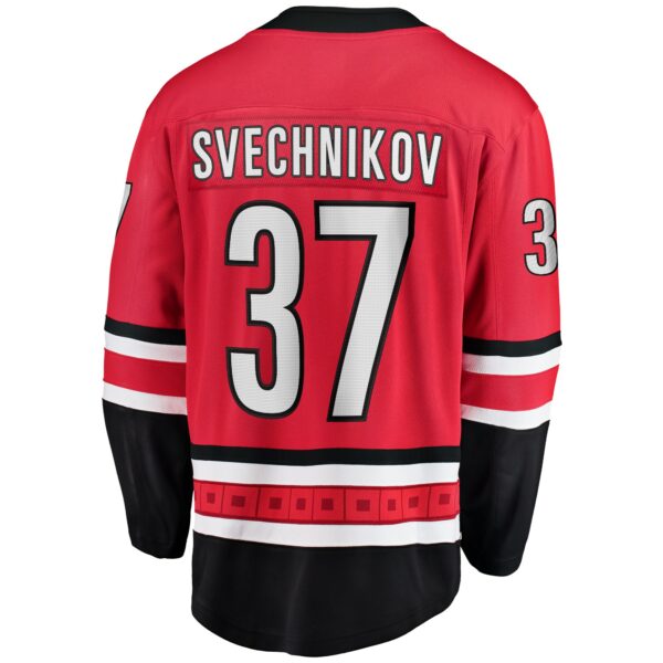 Men’s Carolina Hurricanes Andrei Svechnikov Fanatics Branded Red Alternate Premier Breakaway Player Jersey