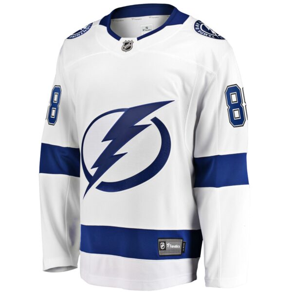 Men’s Tampa Bay Lightning Andrei Vasilevskiy Fanatics Branded White Away Premier Breakaway Player Jersey