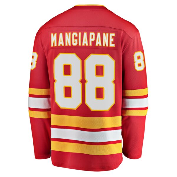 Men’s Calgary Flames Andrew Mangiapane Fanatics Branded Red Home Breakaway Player Jersey