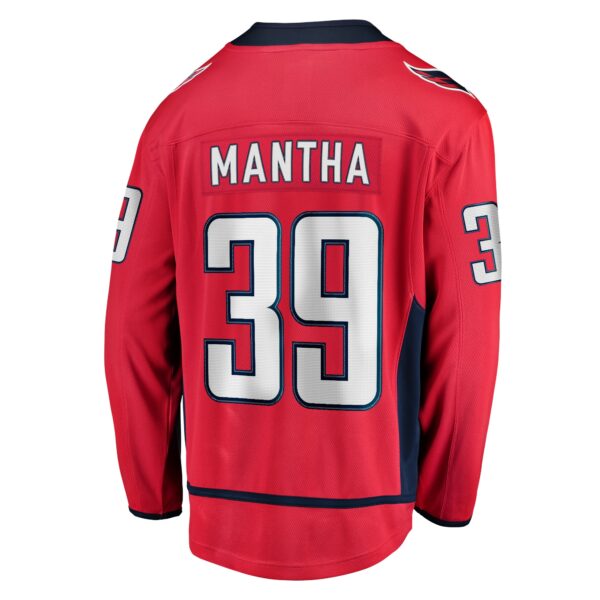 Men’s Washington Capitals Anthony Mantha Fanatics Branded Red Home Breakaway Replica Jersey