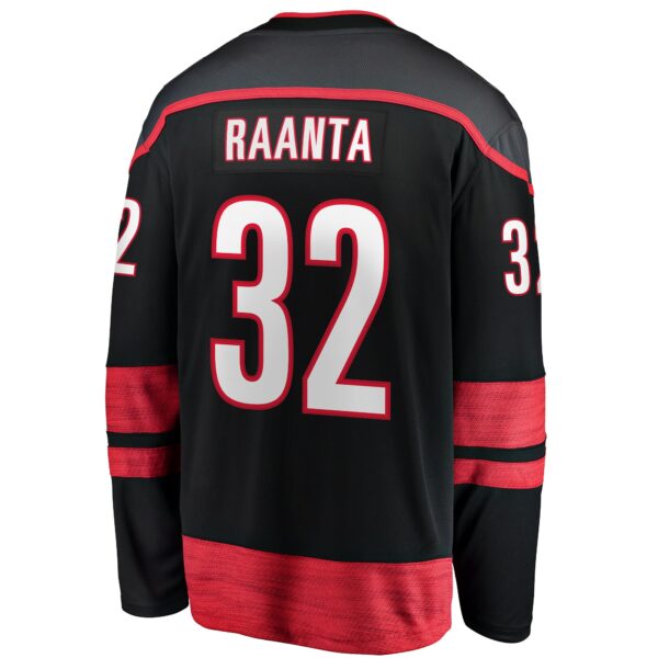 Men’s Carolina Hurricanes Antti Raanta Fanatics Branded Black Home Breakaway Player Jersey