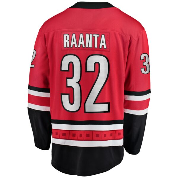 Men’s Carolina Hurricanes Antti Raanta Fanatics Branded Red Alternate Breakaway Player Jersey