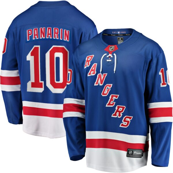 Men’s New York Rangers Artemi Panarin Fanatics Branded Blue Home Breakaway Player Jersey