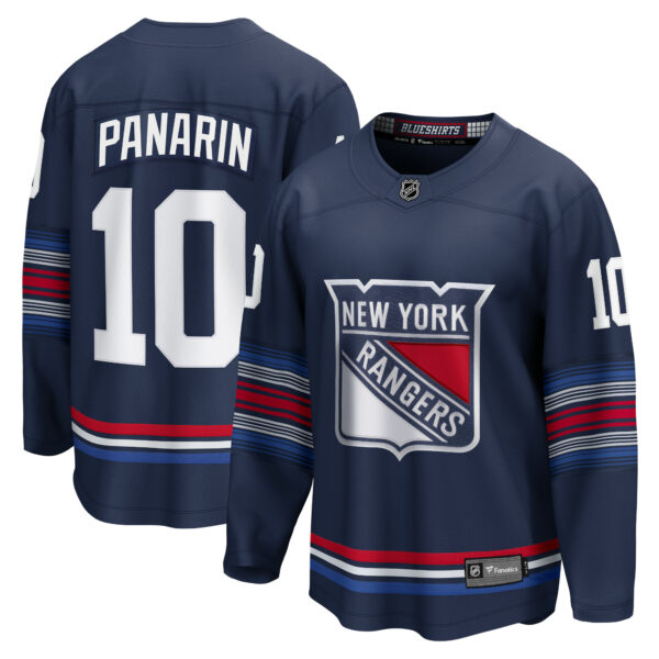 Men’s New York Rangers Artemi Panarin Fanatics Branded Navy Alternate Premier Breakaway Player Jersey