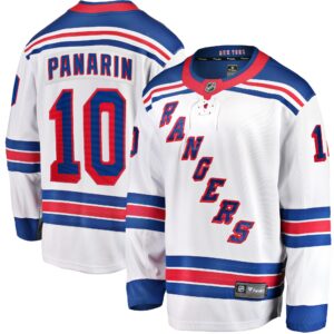 Men's New York Rangers Artemi Panarin Fanatics Branded White Away Premier Breakaway Player Jersey