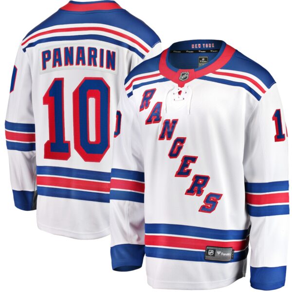 Men’s New York Rangers Artemi Panarin Fanatics Branded White Away Premier Breakaway Player Jersey