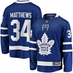 Men's Toronto Maple Leafs Auston Matthews Fanatics Branded Royal Breakaway Player Jersey