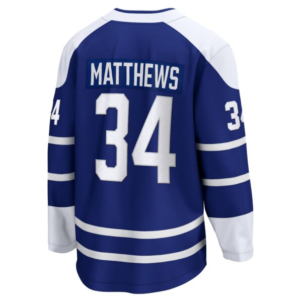 Men’s Toronto Maple Leafs Auston Matthews Fanatics Branded Royal Special Edition 2.0 Breakaway Player Jersey