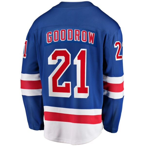 Men’s New York Rangers Barclay Goodrow Fanatics Branded Blue Home Breakaway Player Jersey