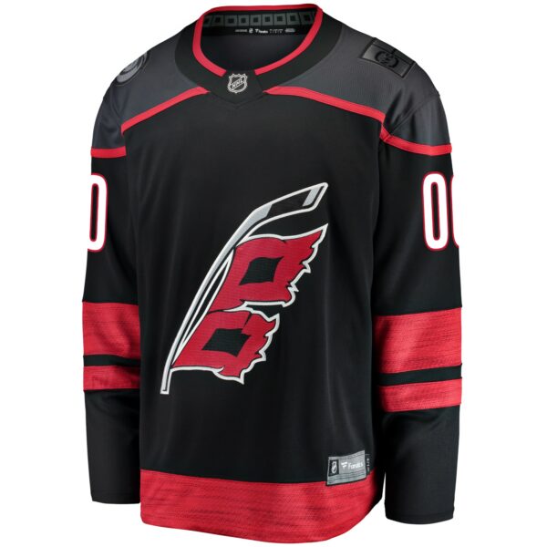 Men’s Carolina Hurricanes Fanatics Branded Black Home Breakaway Custom Jersey