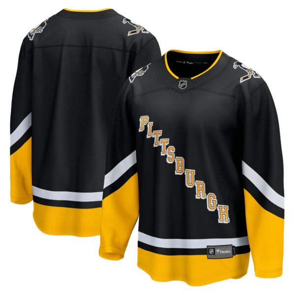 Men’s Pittsburgh Penguins Fanatics Branded Black Alternate Premier Breakaway Jersey