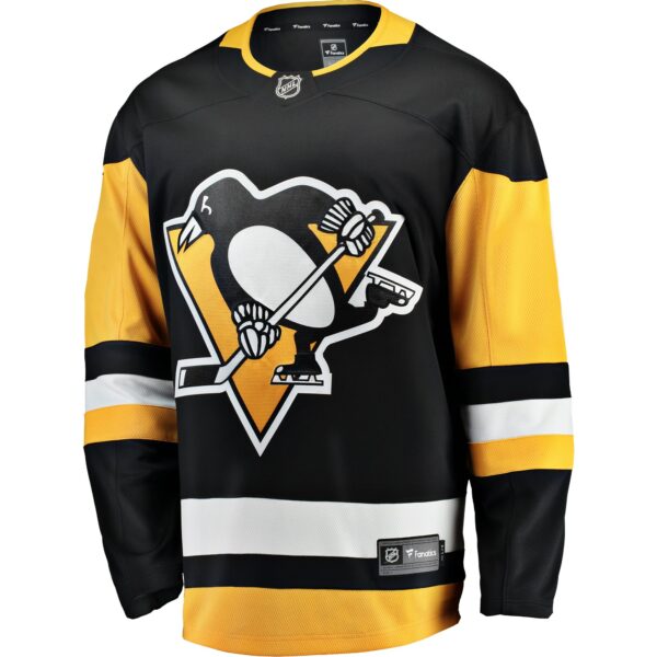 Men’s Pittsburgh Penguins Fanatics Branded Black Breakaway Home Jersey